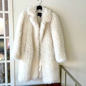 Regal faux fur teddy coat